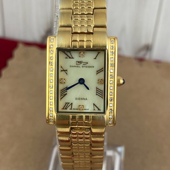 Stunning Art Deco Diamond Watch by Designer Daniel Steiger - Picture 3 of 14